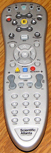 This is not your friend, TV watcher bad remote design